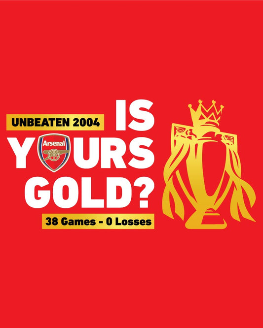 IS YOURS GOLD T-SHIRT