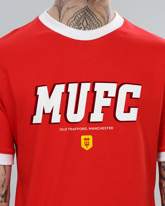 MUFC OLD TRAFFORD CONTRAST T-SHIRT